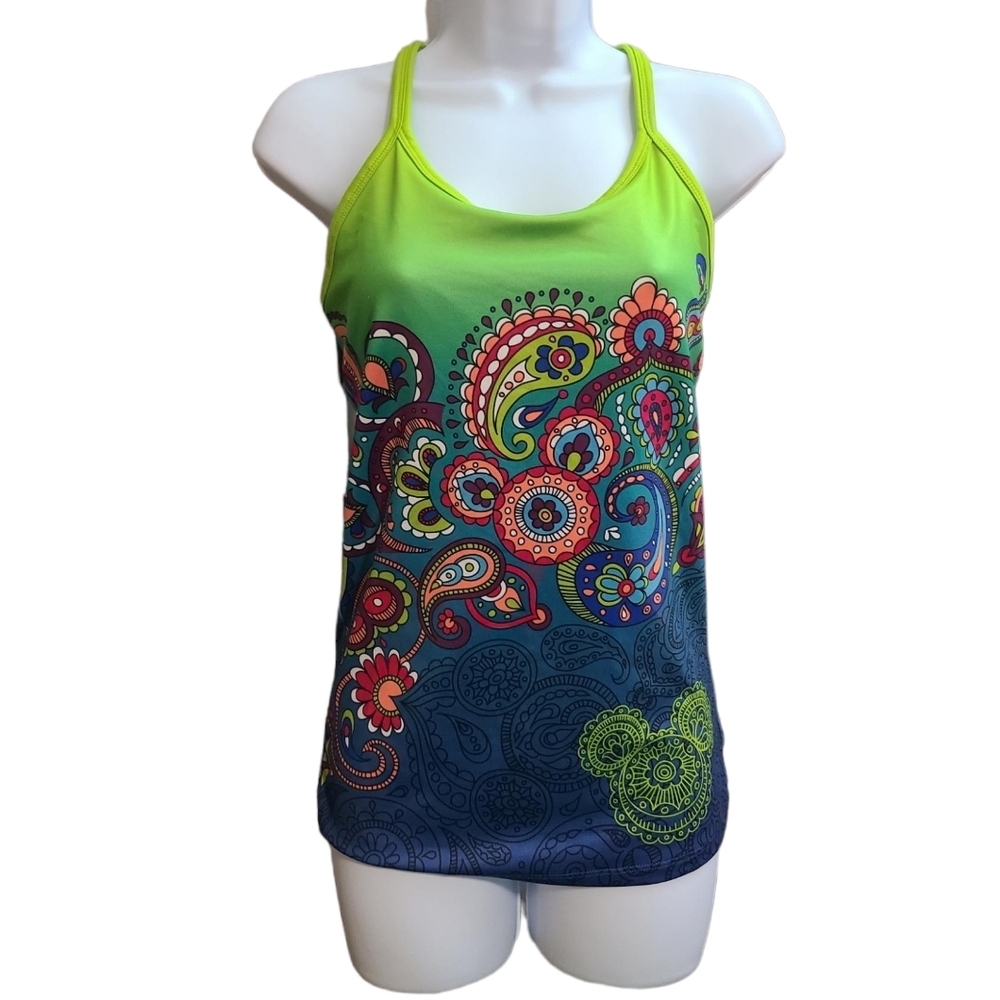 DISNEY PARKS colorful tank top XS